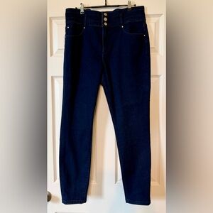 Ann Taylor Size 14 Curvy Fit Dark Indigo Jeans 28” Inseam.